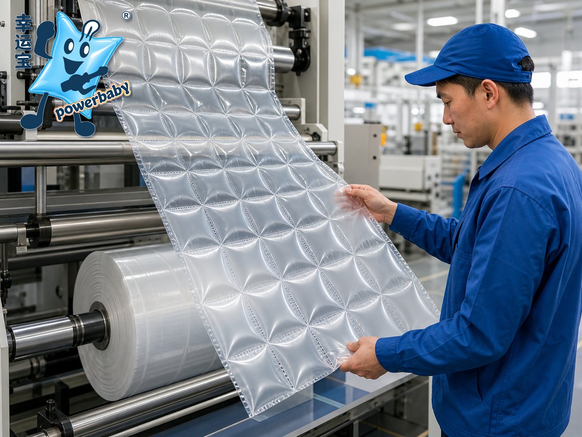 Luckypack linked air cushion film production line