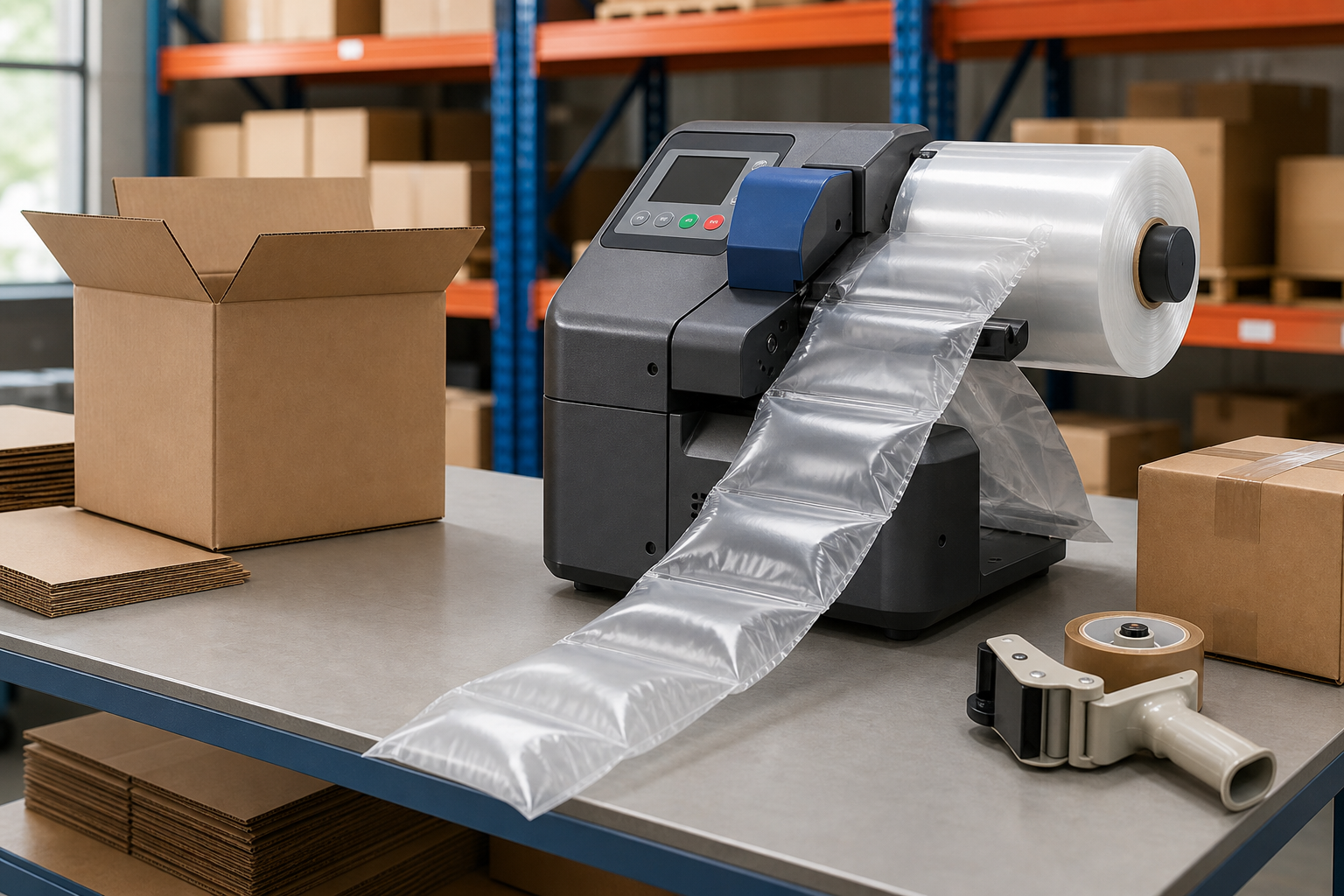 Air cushion machine system