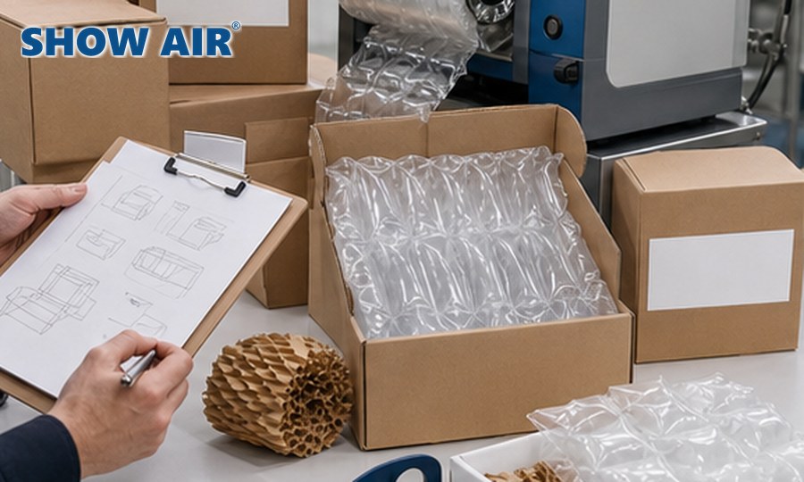 SHOWAIR branded integrated logistics packaging solution