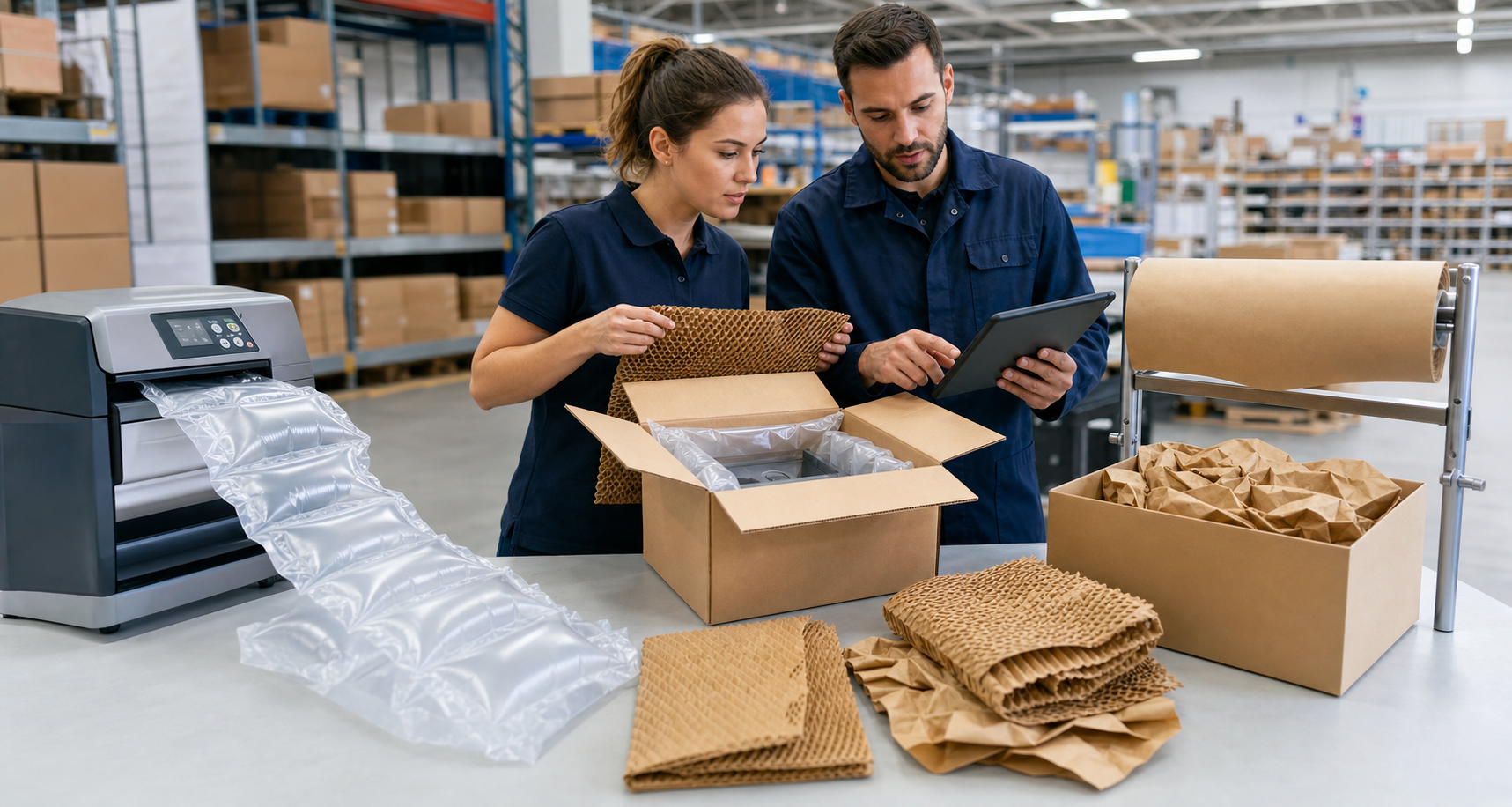 Consultation and sample testing for protective packaging